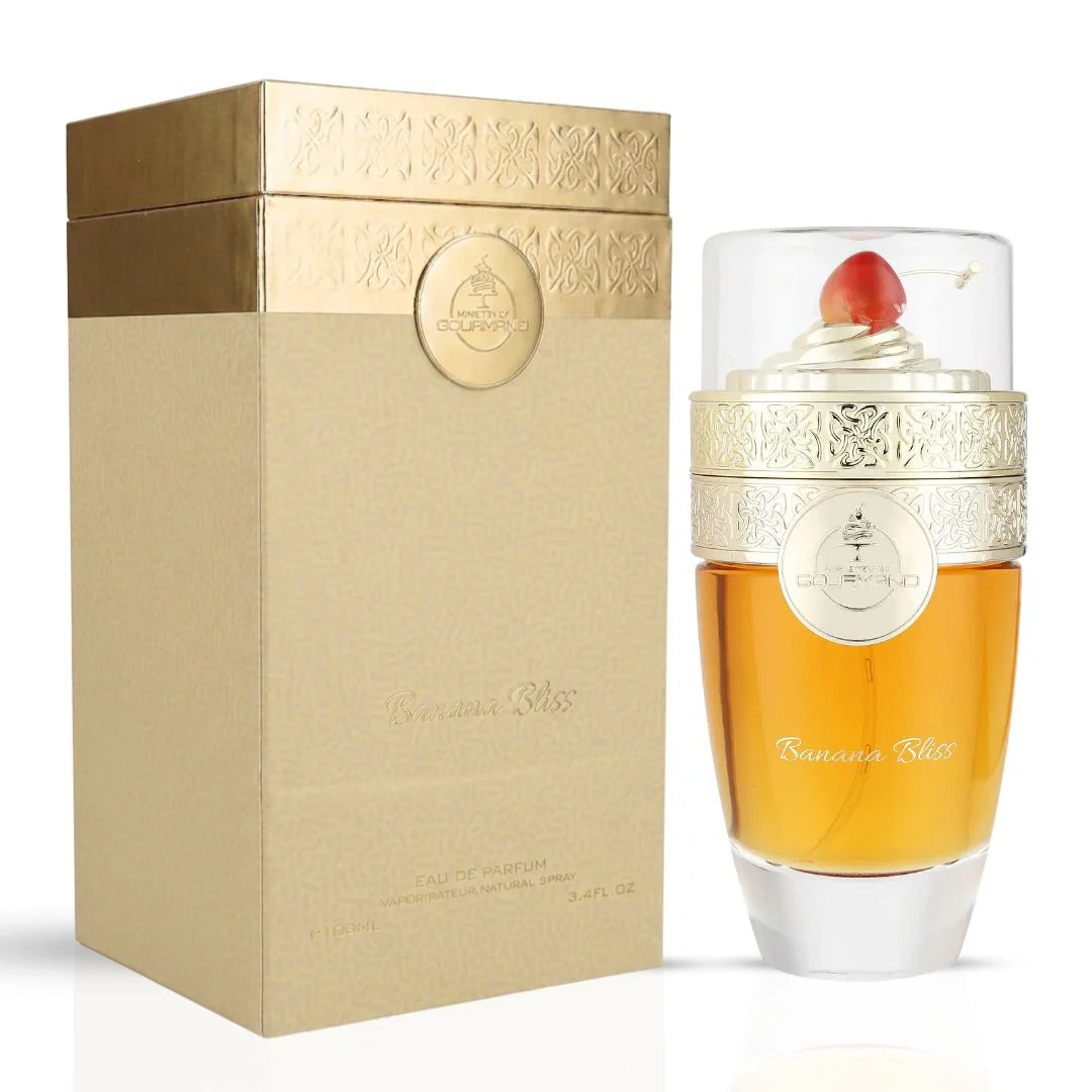 Paris Corner Banana Bliss Eau de Parfum Spray for Unisex 3.4 Ounce