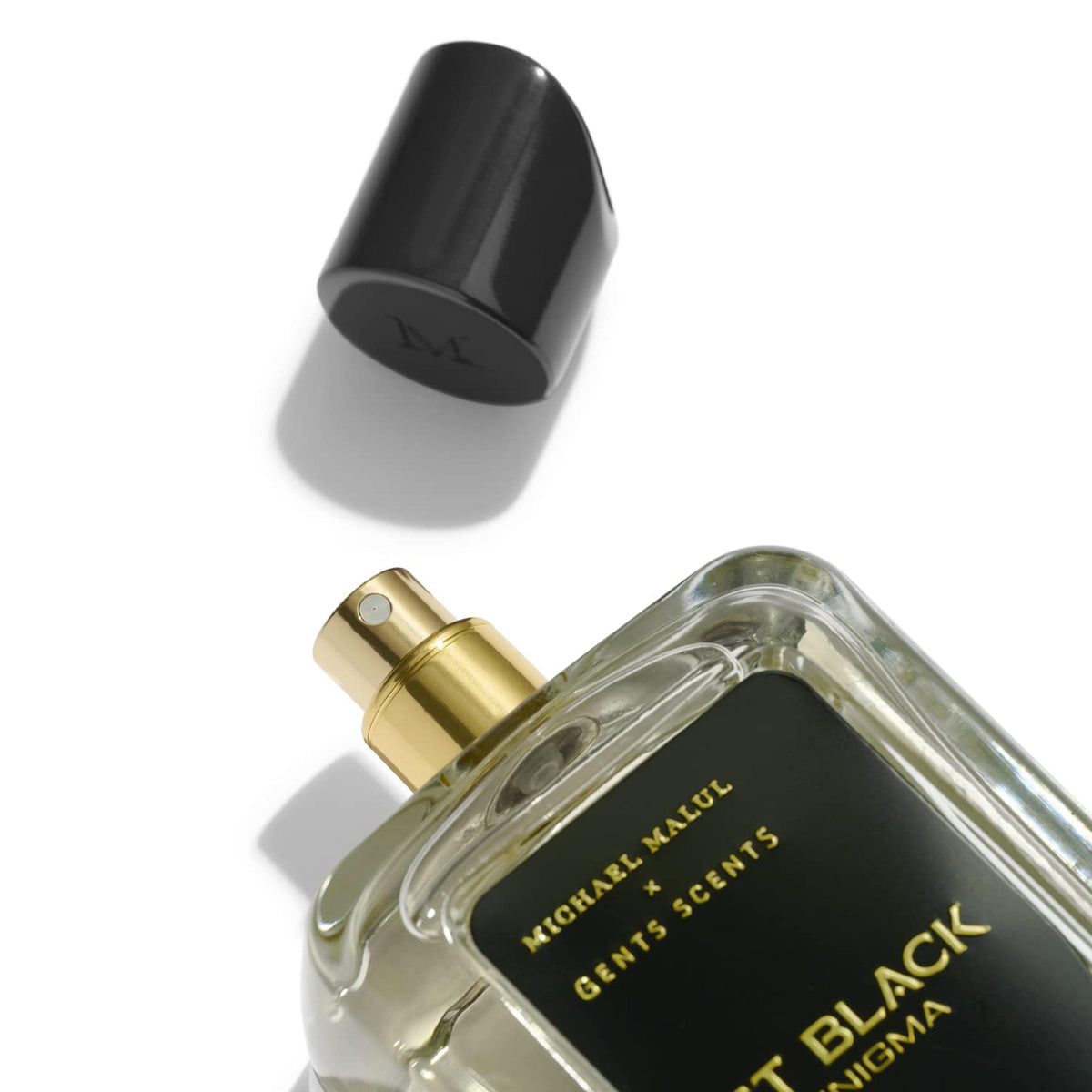 Michael Malul Jet Black Enigma Eau de Parfum for Men 3.4 Ounce