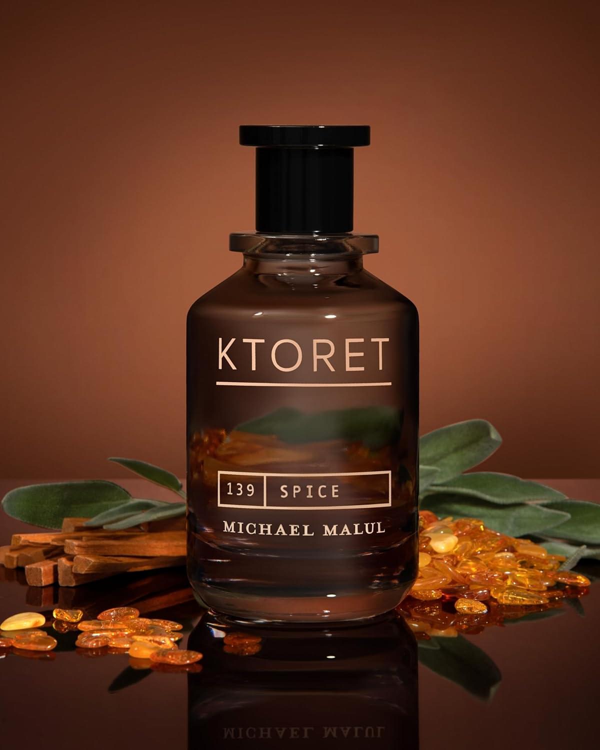 Michael Malul Ktoret 139 Spice Eau de Parfum for Men 3.4 Ounce
