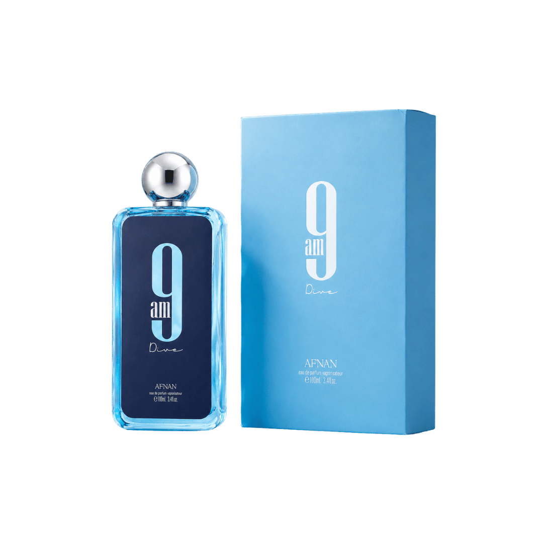 Afnan 9AM Dive Eau de Parfum Spray for Unisex, 3.4 Ounce