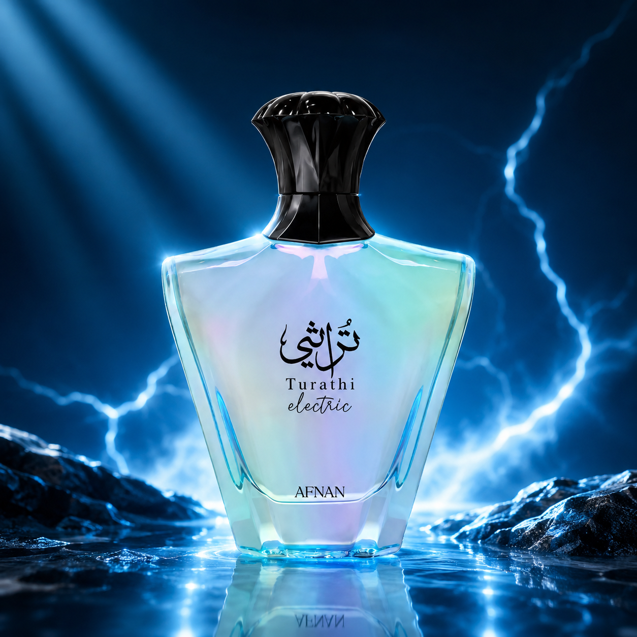 Afnan Turathi Electric Eau de Parfum Spray for Unisex 3.0 Ounce