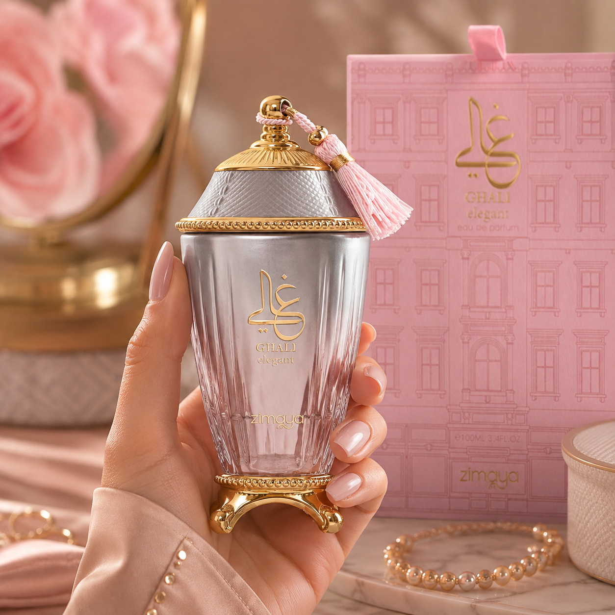 Zimaya Ghali Elegante Eau de Parfum Spray For Women, 3.4 Ounce