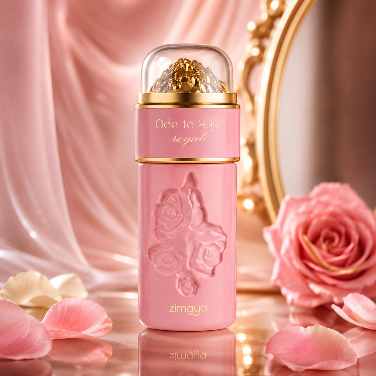 Zimaya Ode to Rose Royale Eau de Parfum Spray For Women, 3.4 Ounce