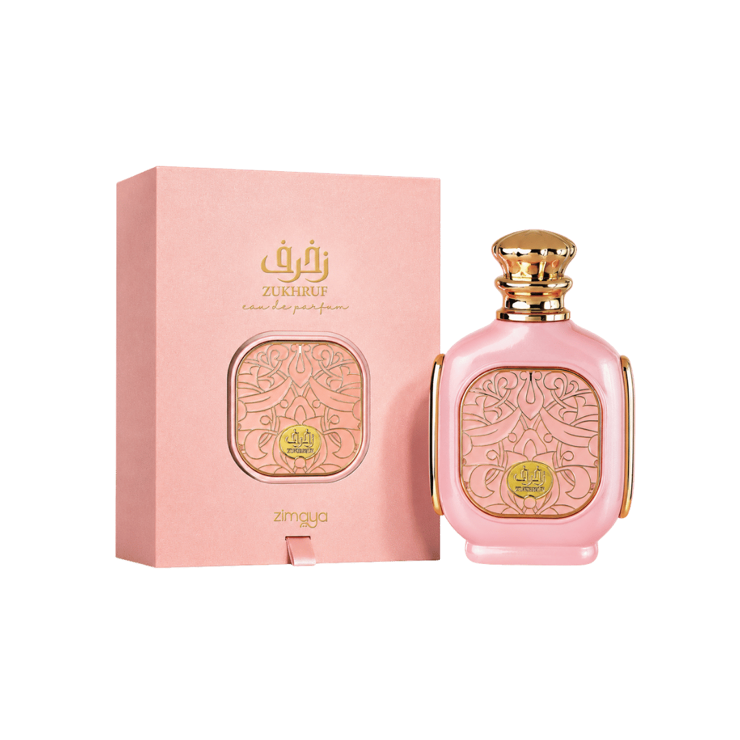 Afnan Zukhruf Pink Eau De Parfum for Women 3.4 Ounce