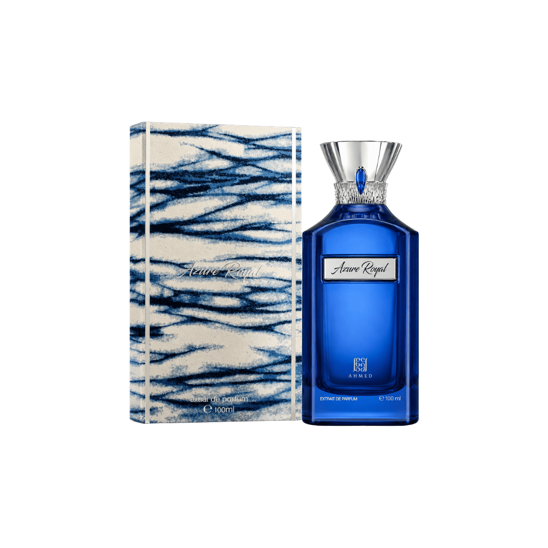 Ahmed Al Maghribi Azure Royal Eau de Parfum Spray for Unisex, 3.4 Ounce