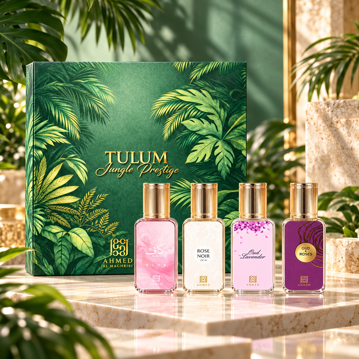 Ahmed Al Maghribi Tulum Jungle 4-Piece Gift Set for Unisex, image 6