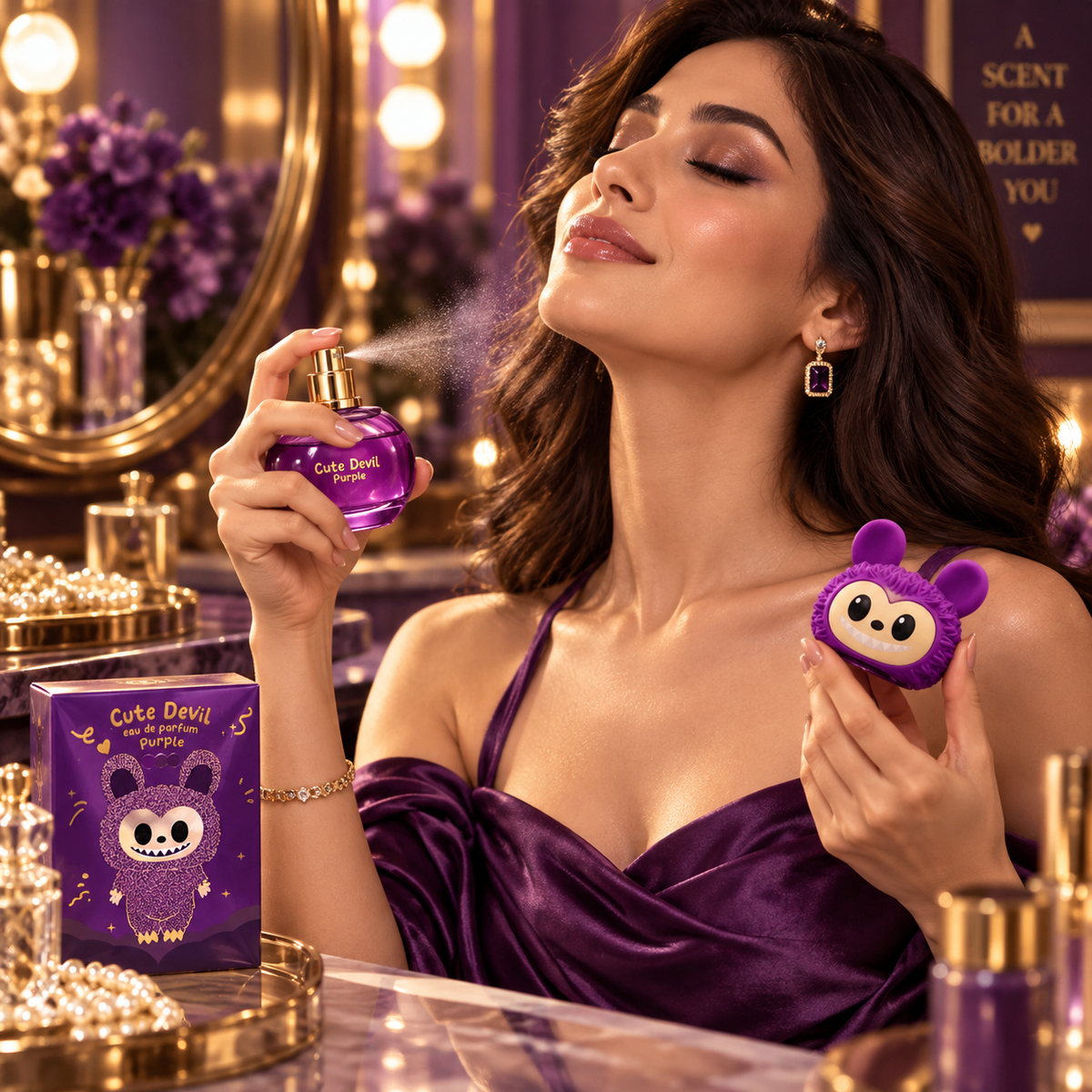 Ahuja Cute Devil Purple Eau de Parfum for Unisex