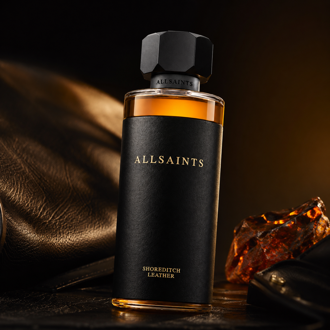 AllSaints Shoreditch Leather Eau de Parfum Spray For Unisex 3.4 Ounce
