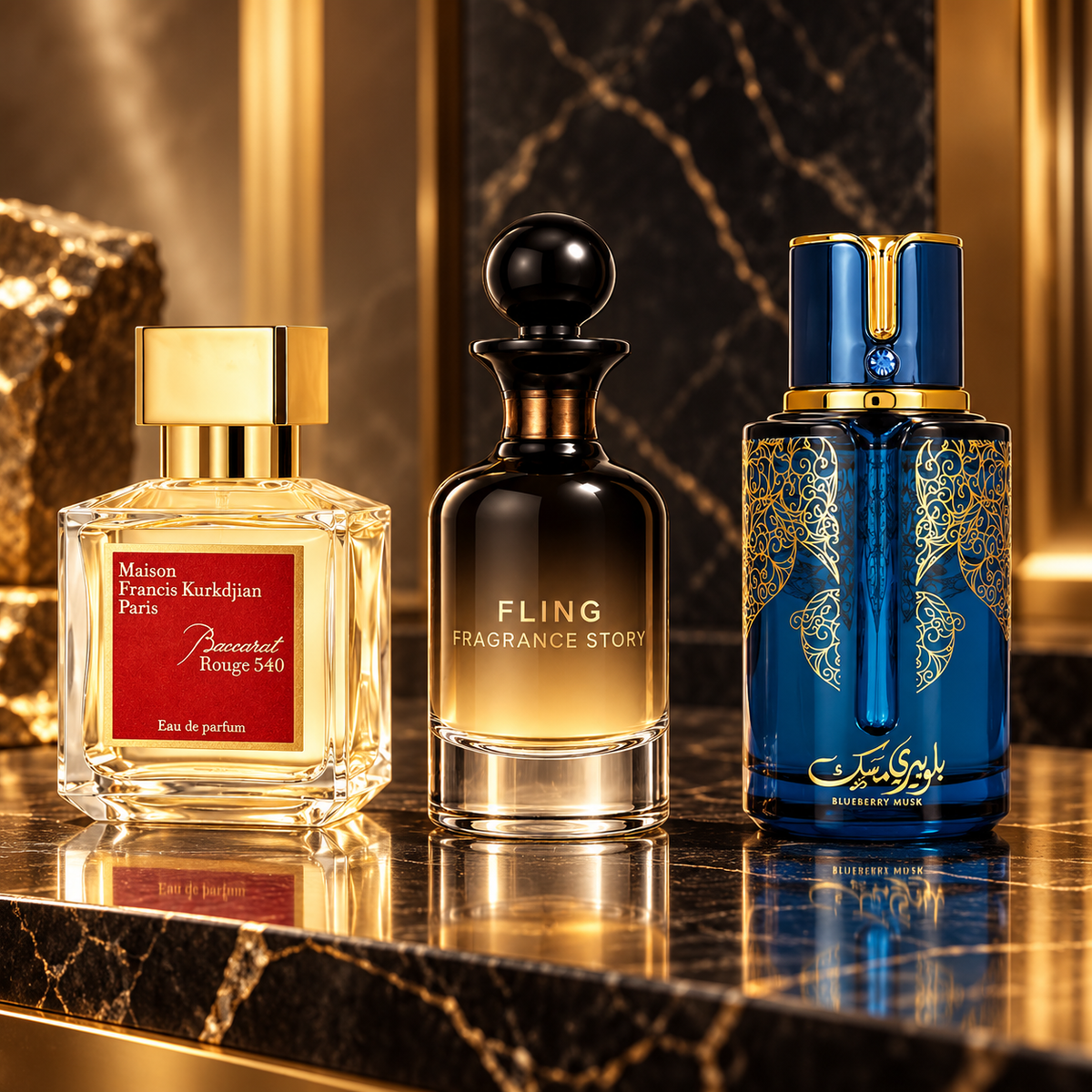 Arabiyat Prestige Blueberry Musk & Baccarat Rouge White Bundle for Men, image 5