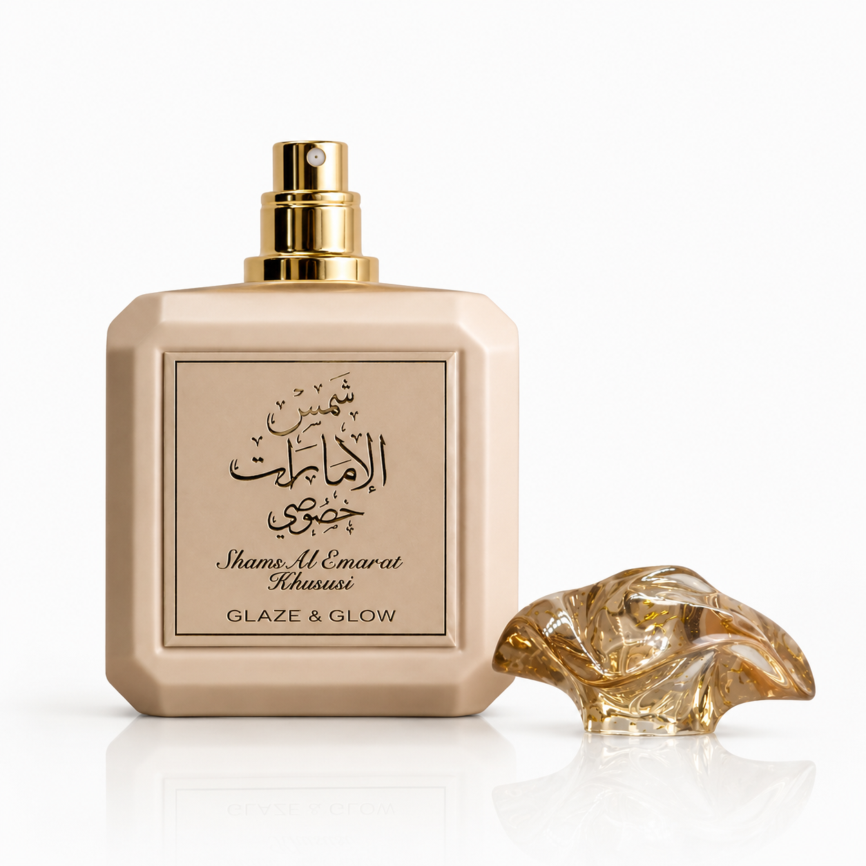 Ard Al Zaafaran Shams Al Emarat Khususi Glaze & Glow Eau Eau De Parfum Spray For Women 3.4 Ounce