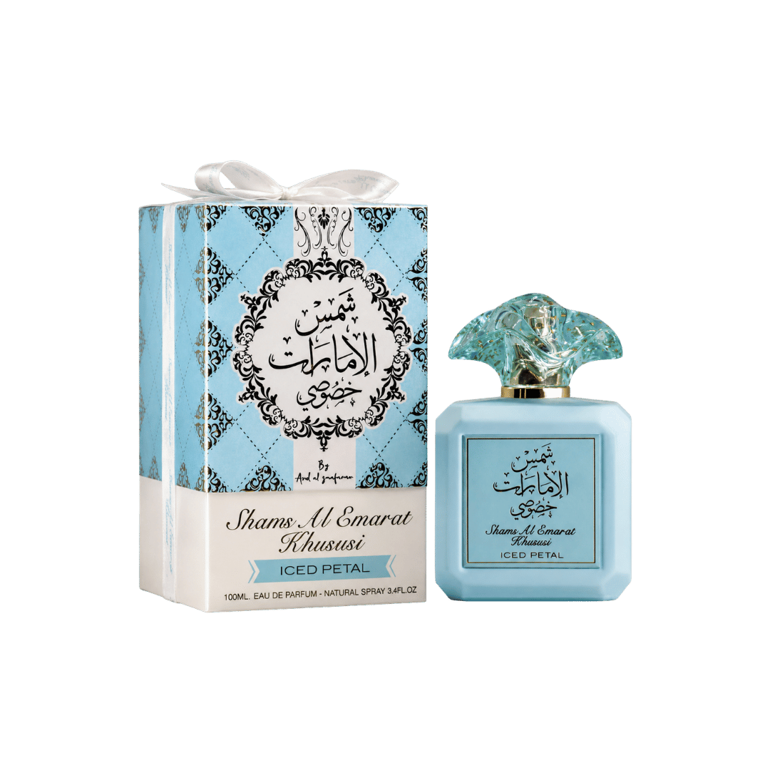 Ard Al Zaafaran Shams Al Emarat Khususi Iced Petal Eau Eau De Parfum Spray For Women 3.4 Ounce