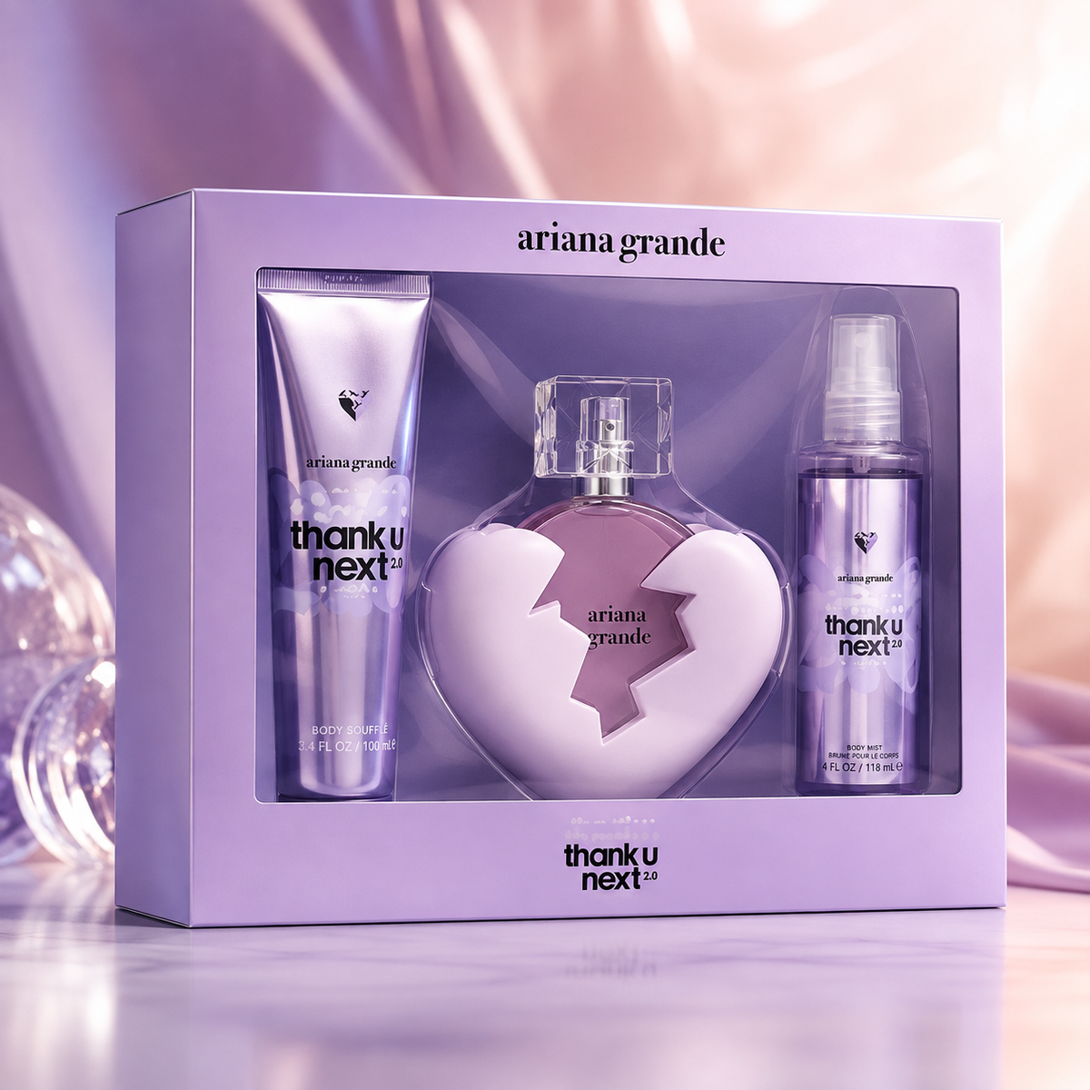 Ariana Grande Thank U, Next 2.0 3-Piece Gift Set for Women