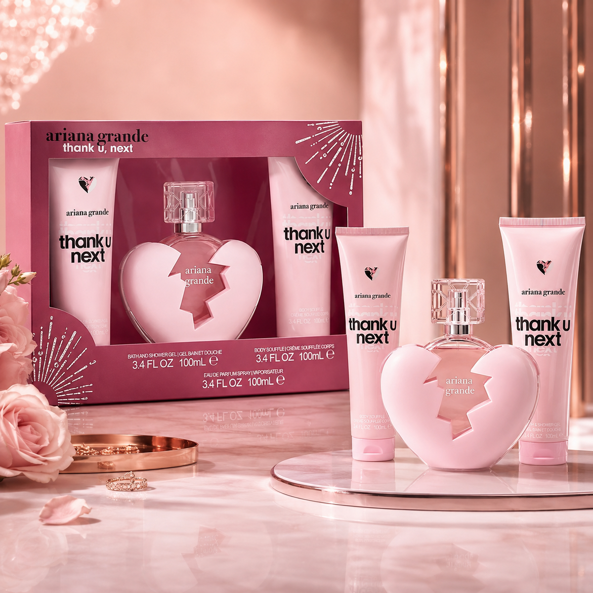 Ariana Grande Thank U, Next 3-Piece Gift Set for Women
