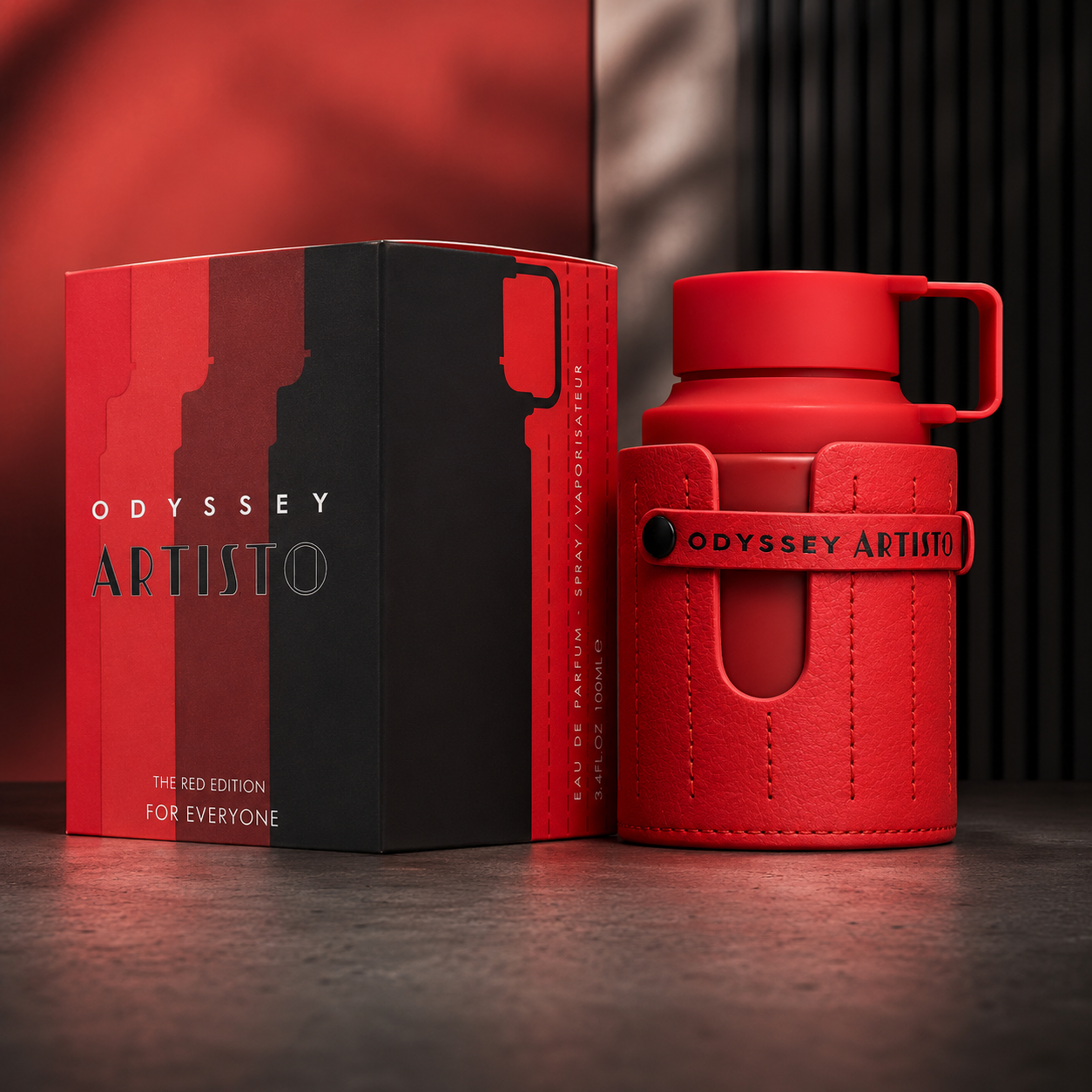 Armaf Odyssey Artisto The Red Edition Eau de Parfum Spray for Unisex 3.40 Ounce