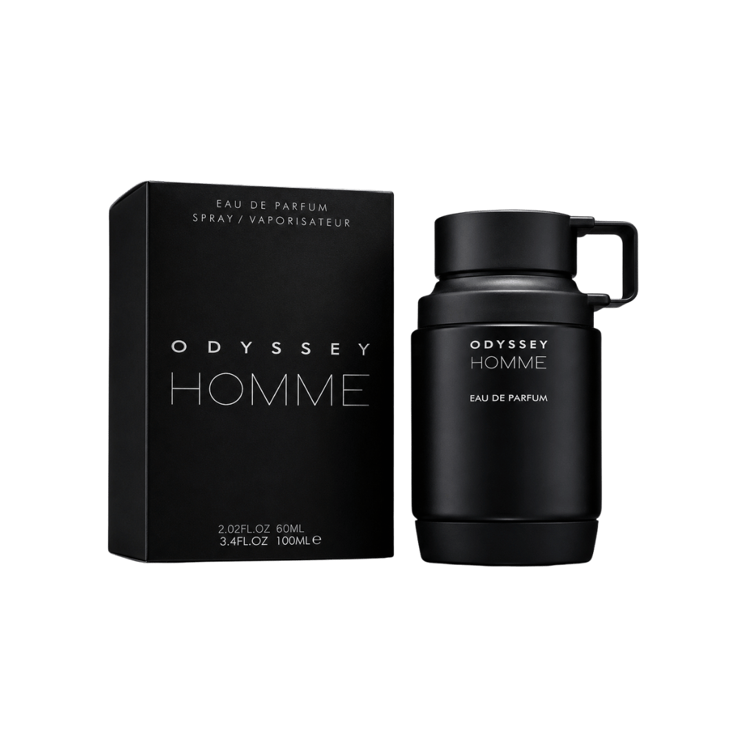 Armaf Odyssey Homme (Black) for Men Eau de Parfum Spray, 3.4 Ounce