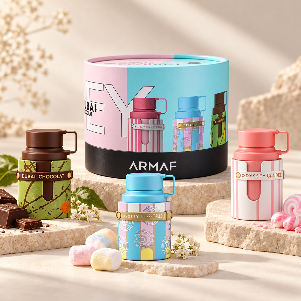 Armaf Wheel of Odyssey Candee, Marshmallow & Dubai Chocolat Gift Set for Unisex, image 6