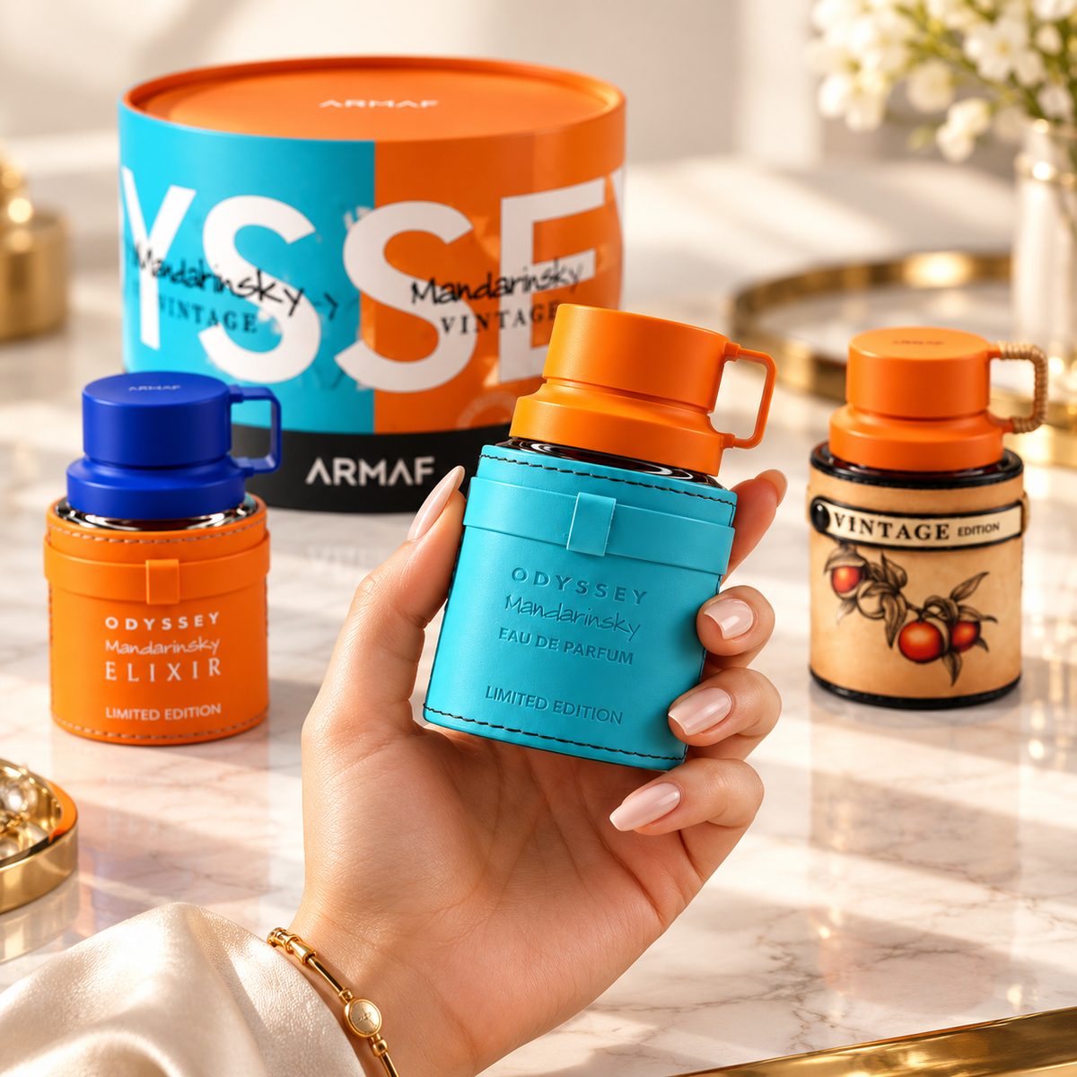 Armaf Wheel of Odyssey Mandarin Sky Gift Set for Unisex, image 3