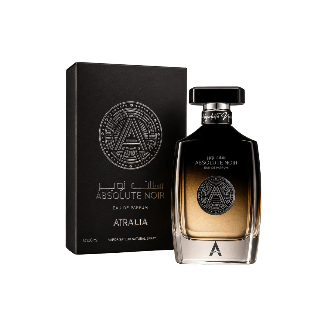 Atralia Absolute Noir Eau de Parfum Spray for Men 3.4 Ounce