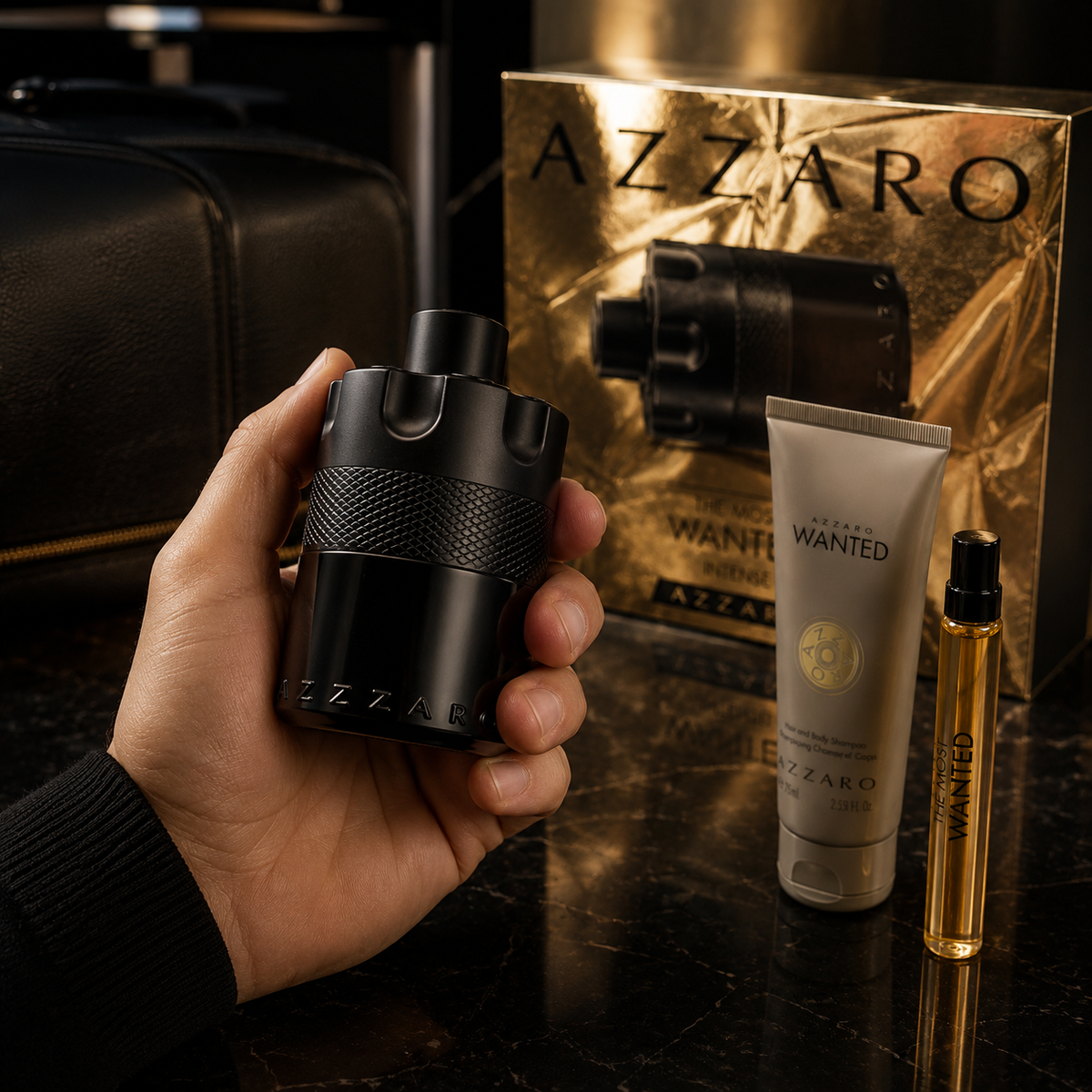 Azzaro The Most Wanted Eau de Parfum Intense 3-Piece Gift Set for Men