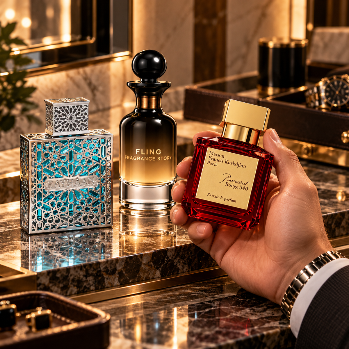 Baccarat Rouge Red & Fragrance Story Fling Bundle for Men, image 2