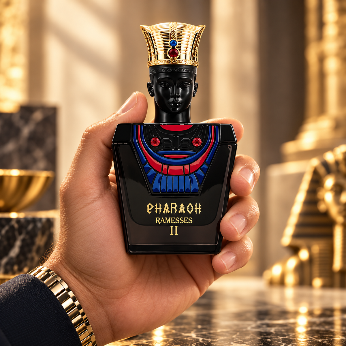 Bharara Pharaoh Ramesses II Parfum for Men, 3.4 Ounce