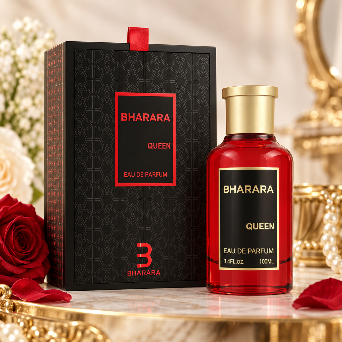 Bharara Queen Eau de Parfum for Women, 3.4 Ounce