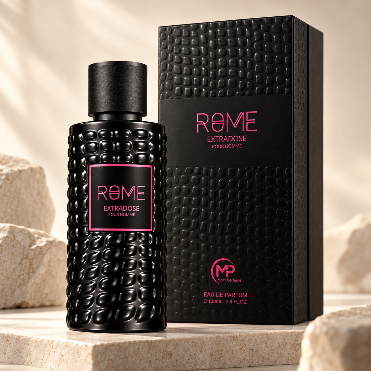 Bharara Rome Extradose Pour Homme Eau de Parfum for Men, 3.4 Ounce