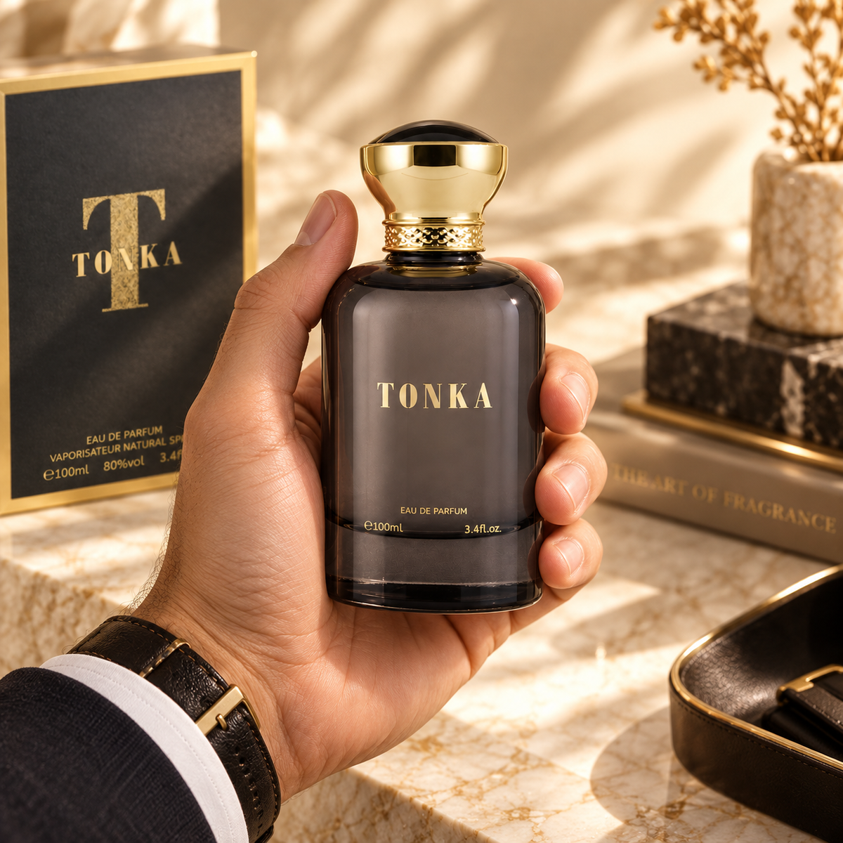 Bharara Tonka Eau de Parfum for Unisex, 3.4 Ounce