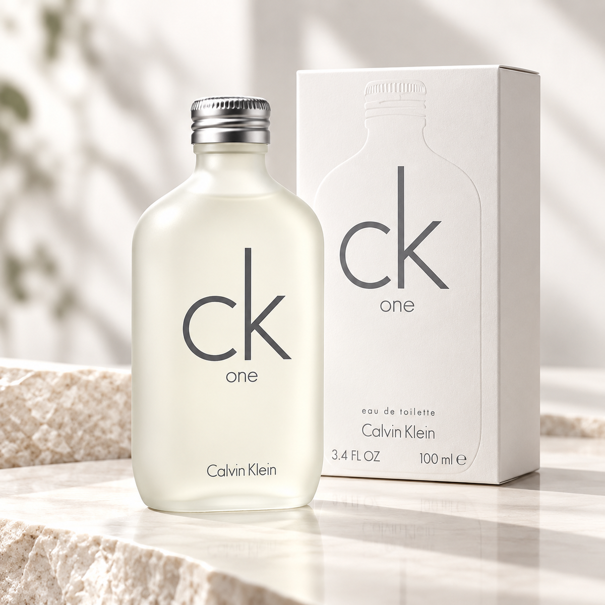 Calvin Klein CK One Eau de Toilette for Unisex 3.4 Ounce