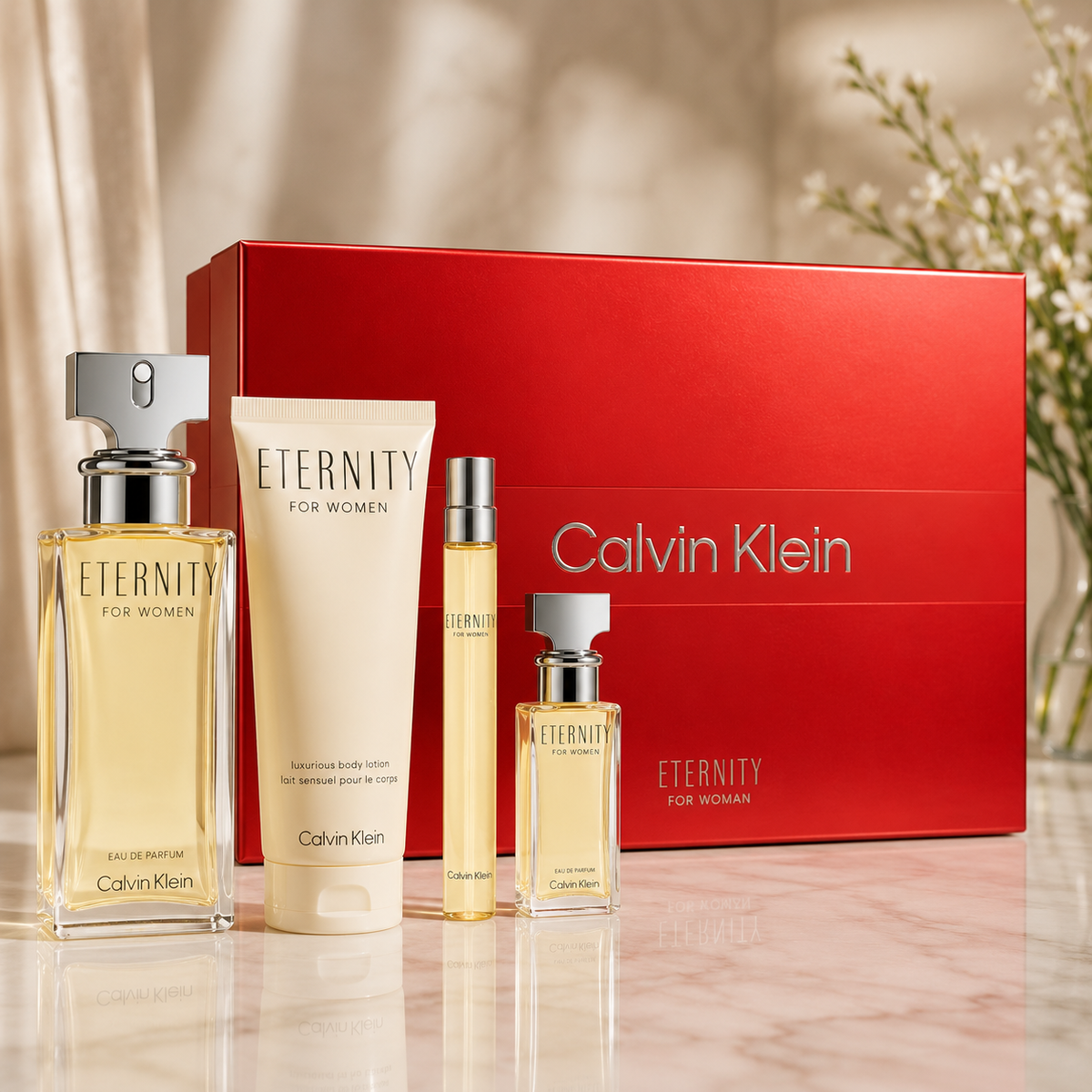 Calvin Klein Eternity 4-Piece Gift Set for Women