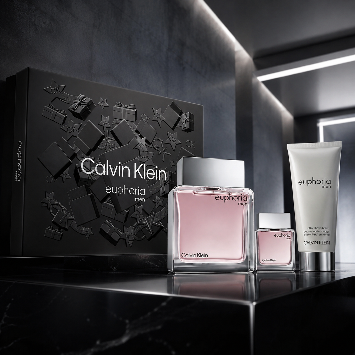 Calvin Klein Euphoria 3-Piece Gift Set for Men