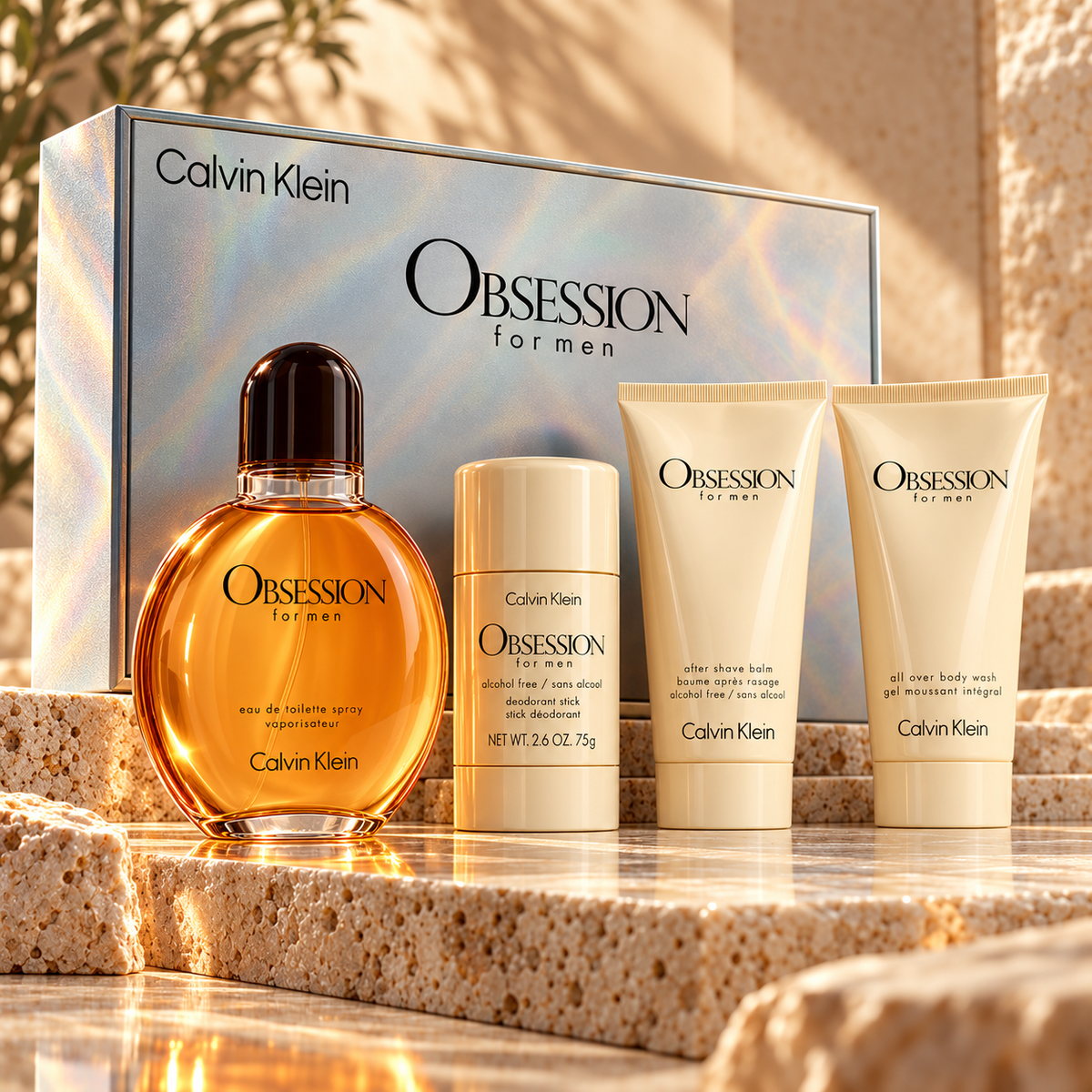 Calvin Klein Obsession 4-Piece Gift Set for Men