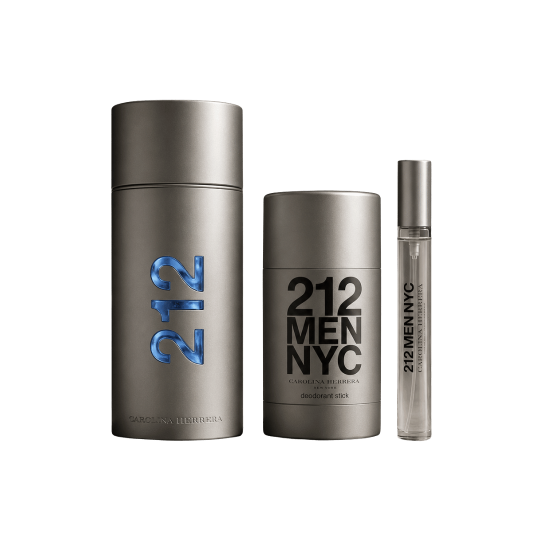 Carolina Herrera 212 Men 3-Piece Gift Set for Men