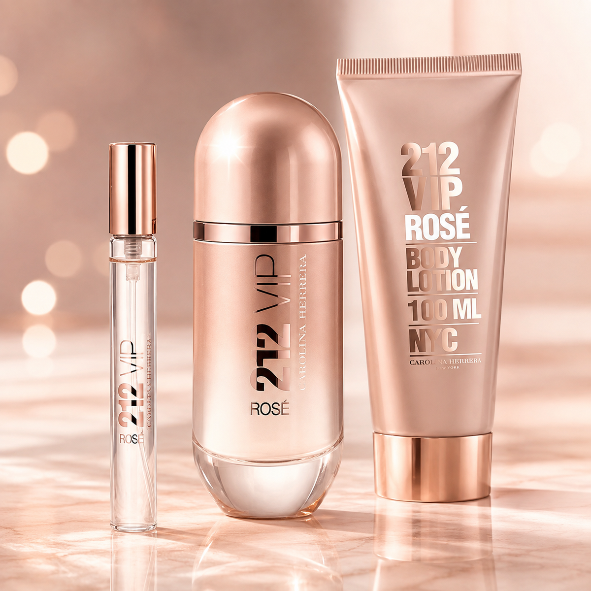Carolina Herrera 212 VIP Rosé 3-Piece Gift Set for Women