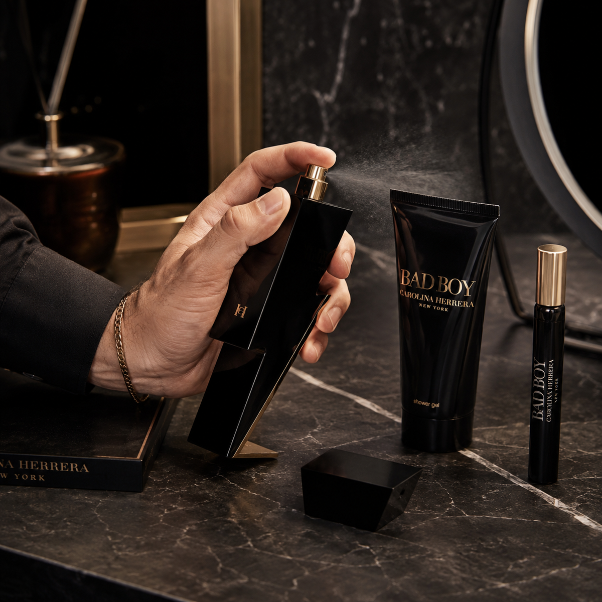 Carolina Herrera Bad Boy 3-Piece Gift Set for Men
