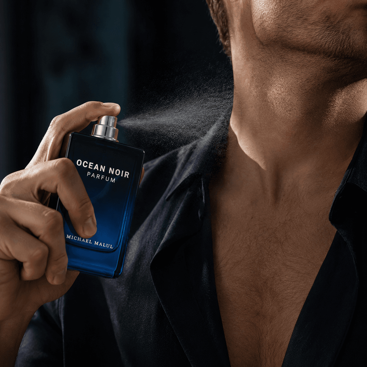 Michael Malul Ocean Noir Eau de Parfum for Men 3.4 Ounce