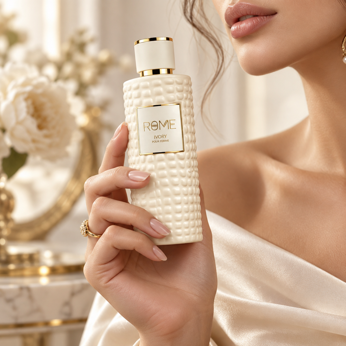 Bharara Rome Ivory Pour Femme Eau de Parfum for Women, 3.4 Ounce
