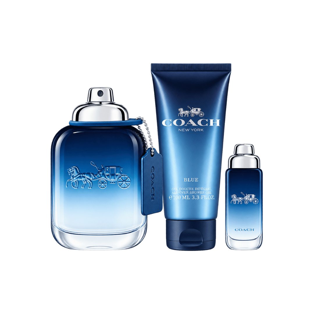 Coach Blue 3-Piece Gift Set for Men