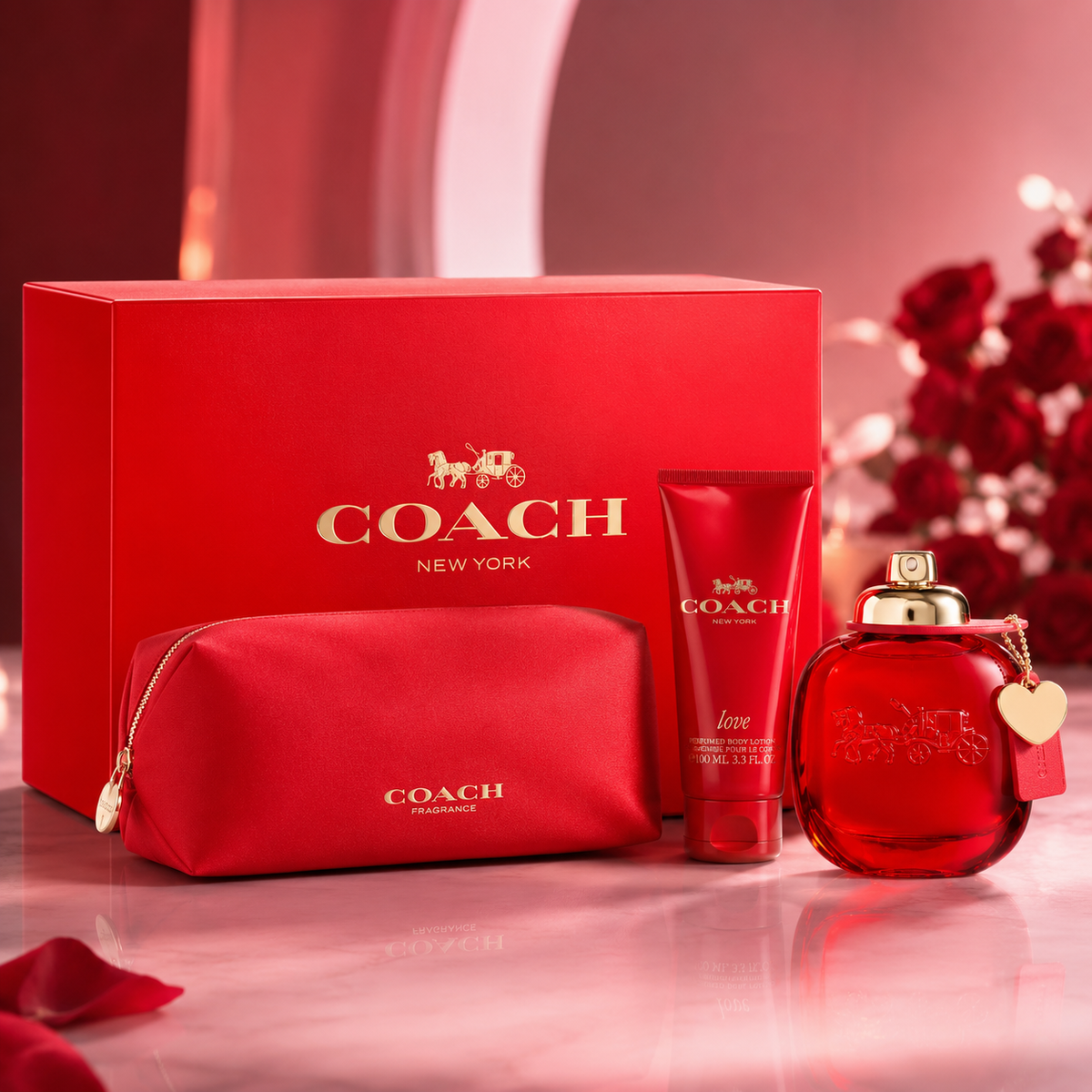 Coach Love 3-Piece Gift Set for Women