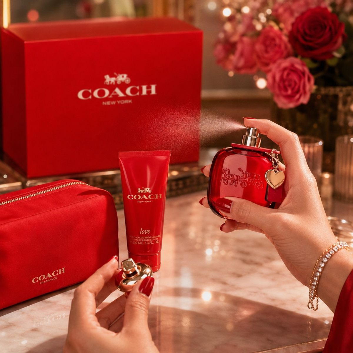 Coach Love 3-Piece Gift Set for Women