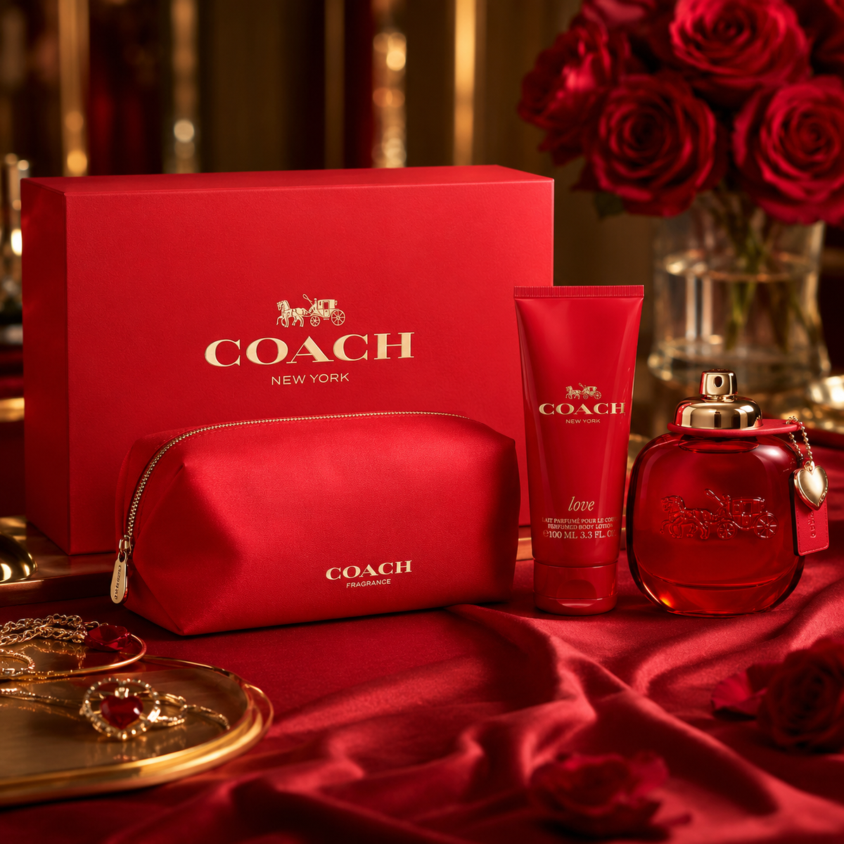 Coach Love 3-Piece Gift Set for Women
