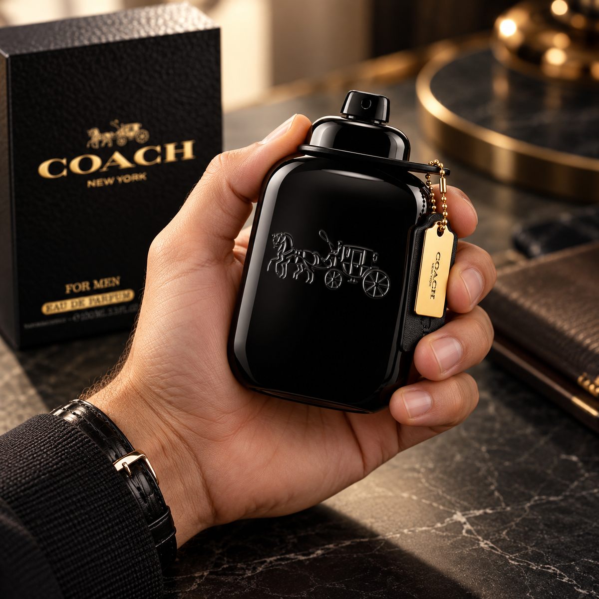 Coach New York Eau de Parfum for Men 3.4 Ounce