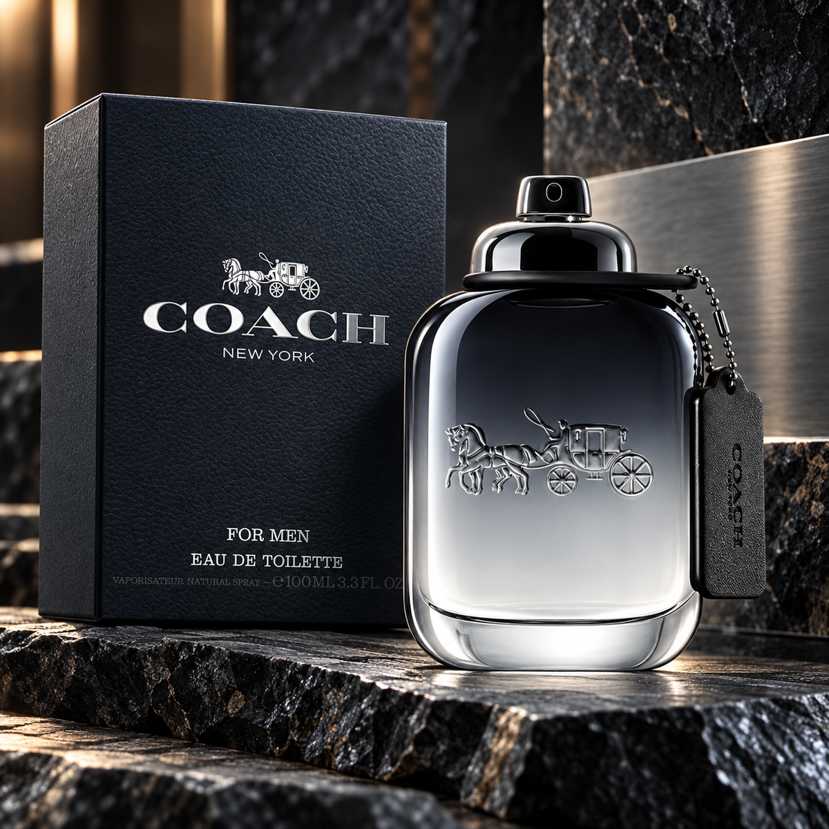 Coach New York Eau de Toilette for Men 3.4 Ounce