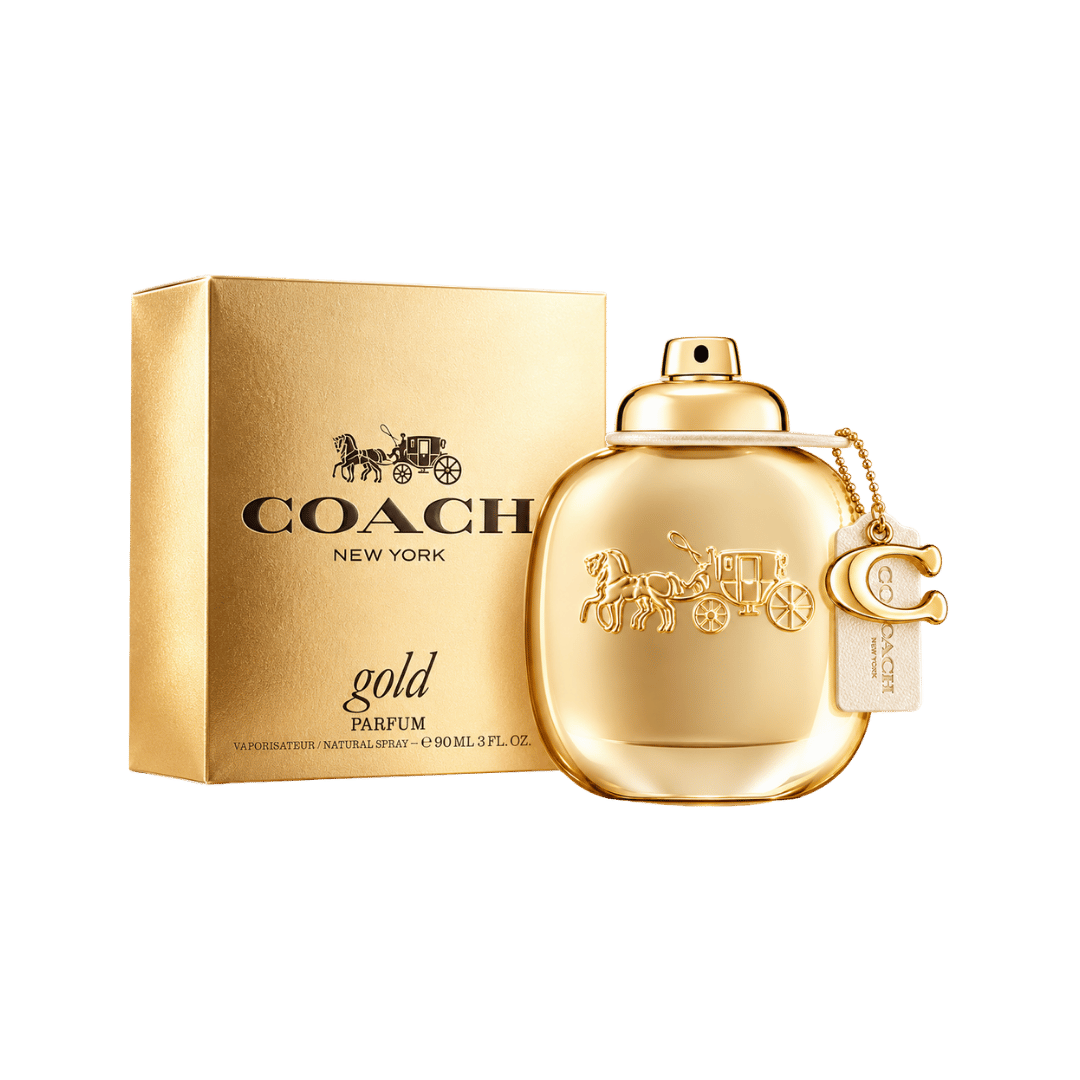 Coach New York Gold Parfum for Women 3.0 Ounce