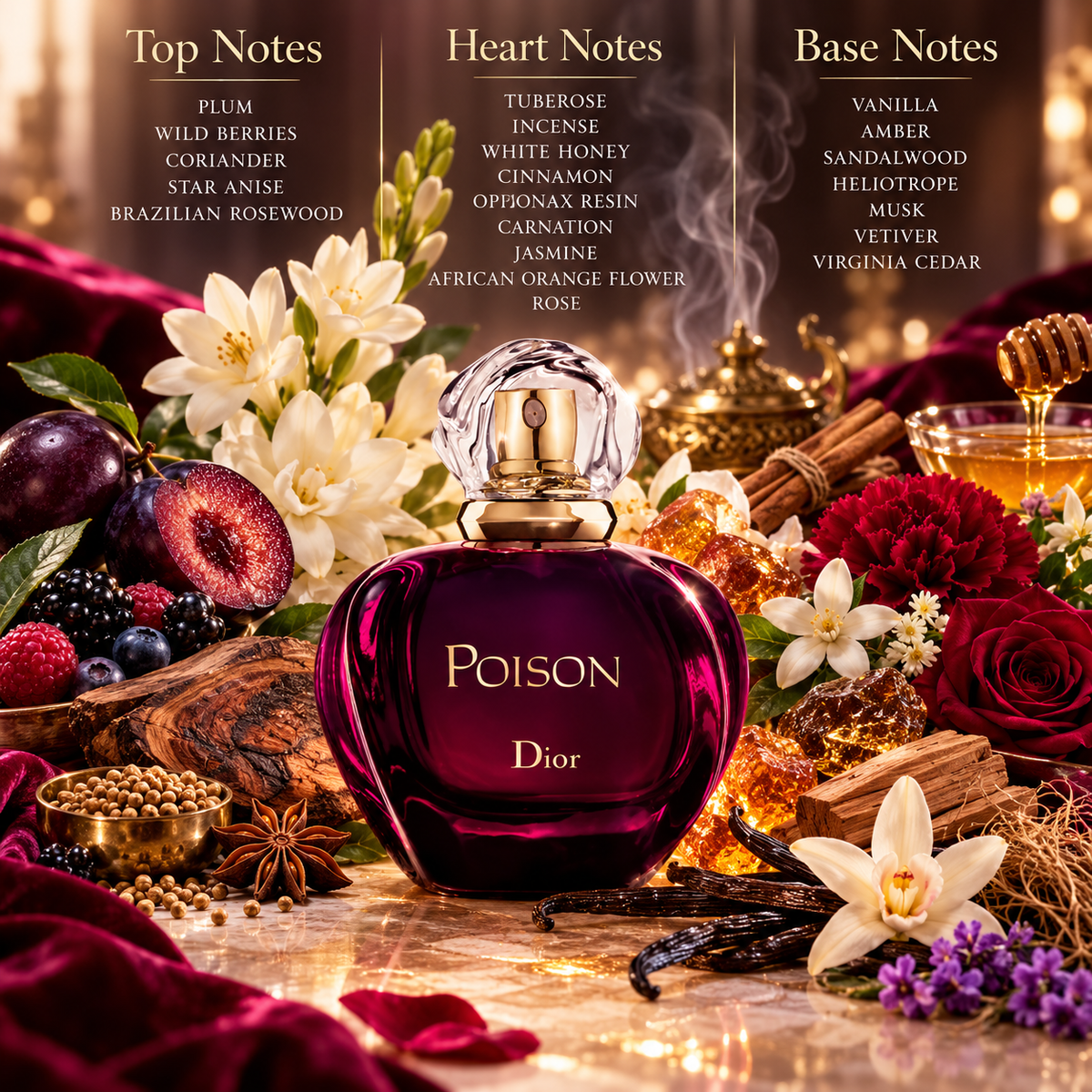 Dior Poison Eau de Toilette for Women 3.4 Ounce