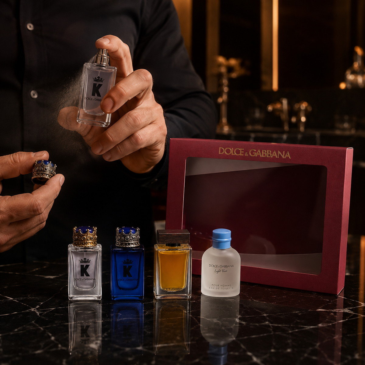 Dolce & Gabbana Mini 4-Piece Gift Set for Men