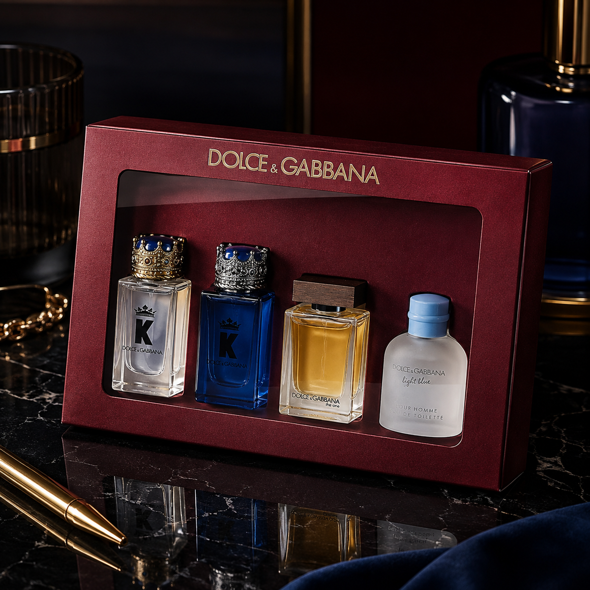 Dolce & Gabbana Mini 4-Piece Gift Set for Men