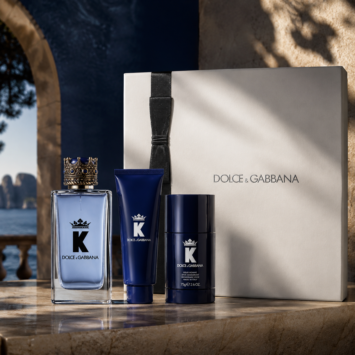 Dolce & Gabbana K 3-Piece Gift Set for Men (Eau de Parfum)