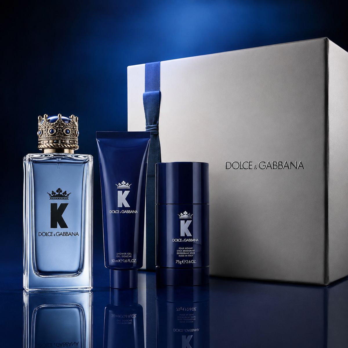 Dolce & Gabbana K 3-Piece Gift Set for Men (Eau de Parfum)