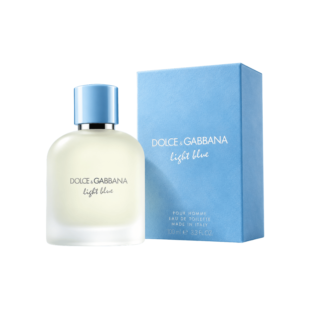 Dolce & Gabbana Light Blue Pour Homme Eau de Toilette for Men 3.4 Ounce